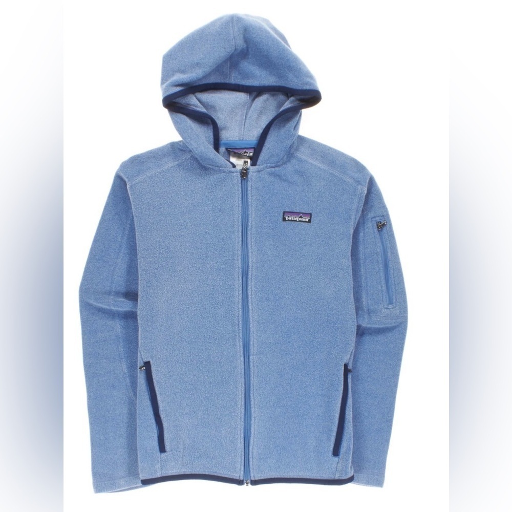 Patagonia Kids Light Blue Hooded Jacket